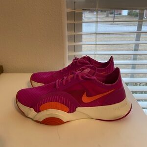 Nike Superrep Women's Fuchsia and Orange Workout Shoes